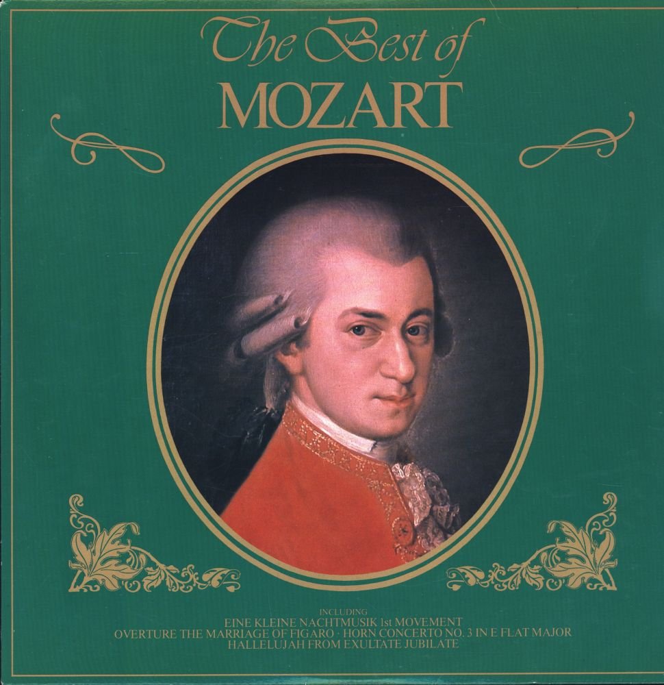 Wolfgang Amadeus Mozart - The Best Of Mozart - Ronco - RTL 2084 B